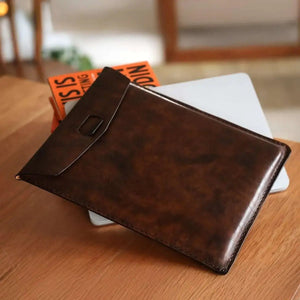 Oldis LC1: Leather Laptop Case - Oldis Road - 43625667133487