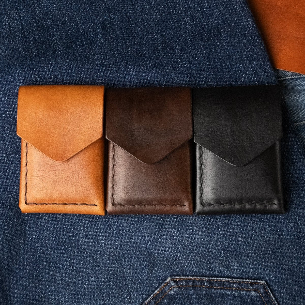 Oldis One: Minimalist Vertical Wallet – JJ Leathersmith